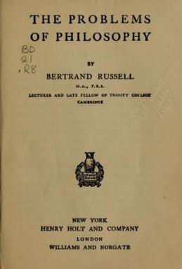 The Problems of Philosophy